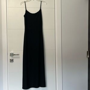 Black long maxi dress